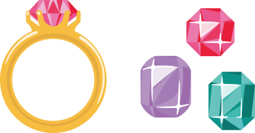 宝石のイラスト